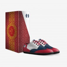 "Le' Motif" Custom Designed Shoes Red/Blue